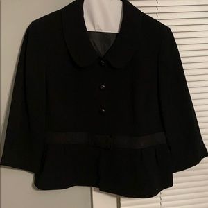Black blazer suit jacket